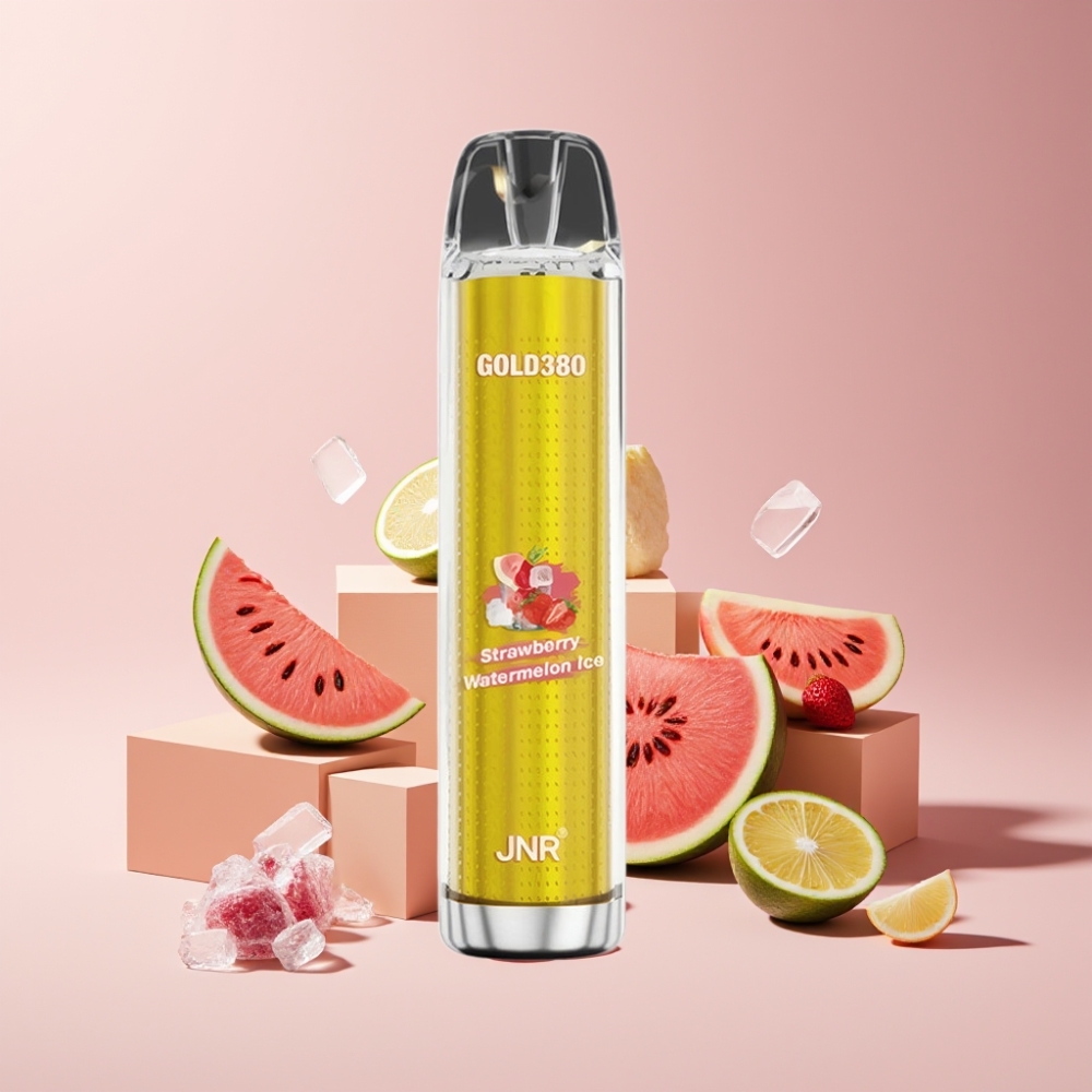 JNR Glod380 Italia ingrosso 6000 Puff Fragola Anguria Ghiaccio Disposable Vape 1500mAh 13ml 1.0ohm Mesh