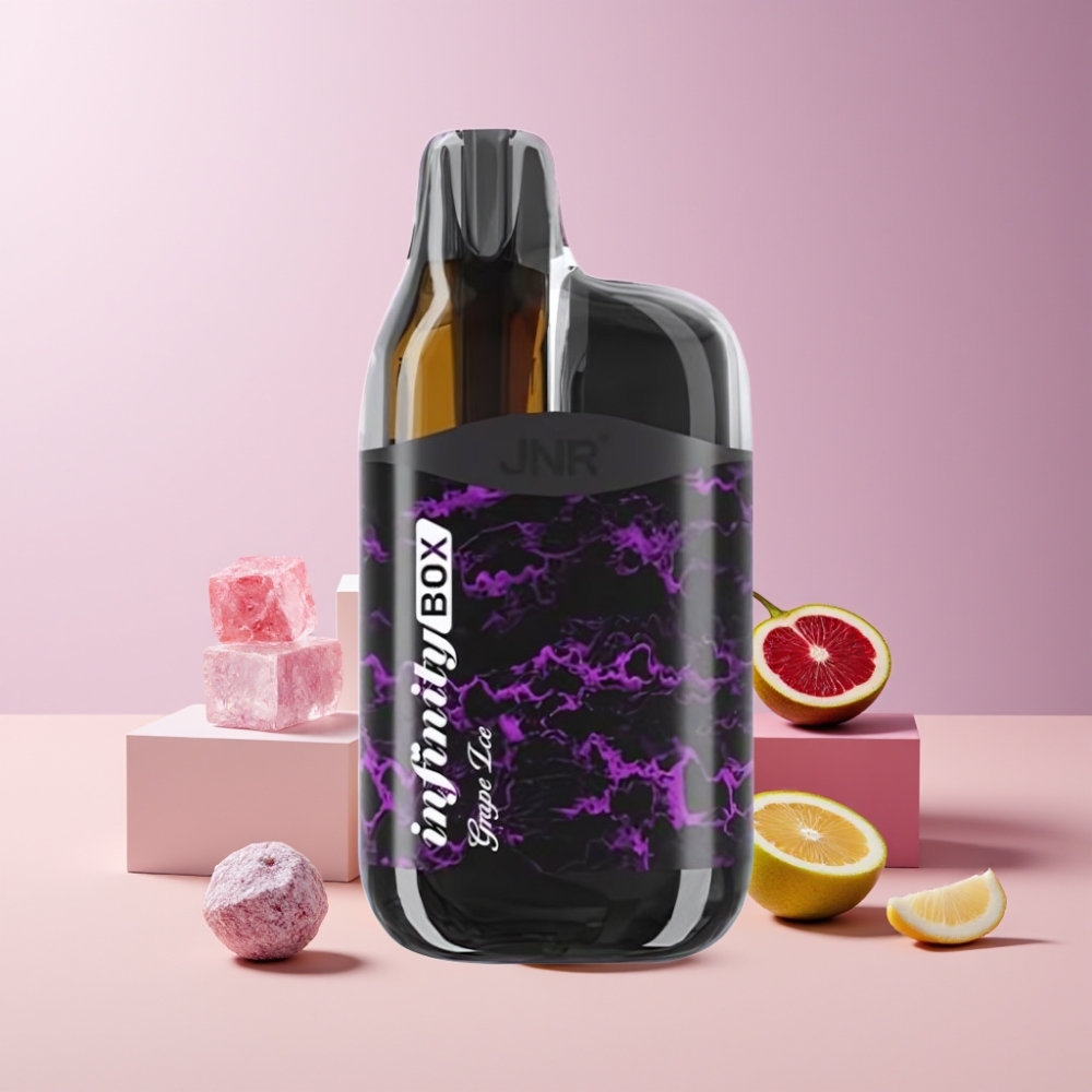 Italia ingrosso JNR Infinity Box 10700 Puff Disposable Vape Ghiaccio Uva 2200mAh 15ml 2% Nicotina