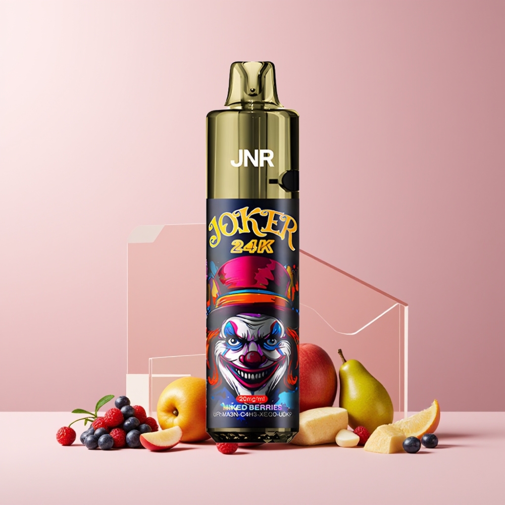 JNR Joker 24K Puffs Italia ingrosso Disposable Vape Frutti di Bosco 2+10ml Ricaricabile, 800mAh, 24000 Puffs