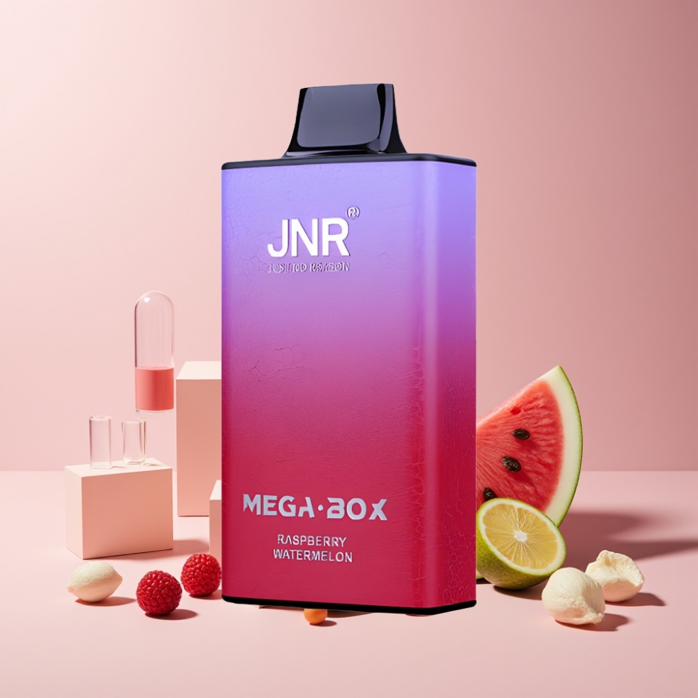 JNR Mega Box 25000 Puff Disposable Vape Lampone Anguria Italia Ingrosso - 30ml, 850mAh, Tipo-C