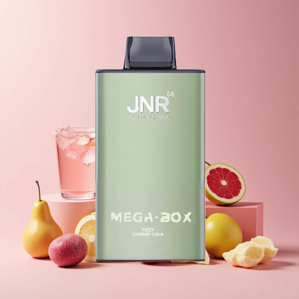 JNR Mega Box 25000 Puff Italia Ingrosso Disposable Vape Ciliegia Cola Frizzante 30ml 850mAh
