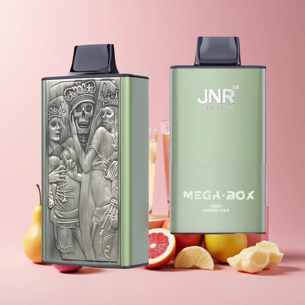 JNR Mega Box 25000 Puff Italia Ingrosso Disposable Vape Ciliegia Cola Frizzante 30ml 850mAh