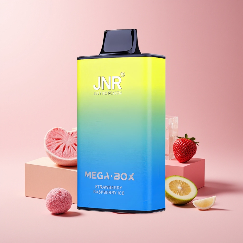 JNR Mega Box 25000 Puff Italia Ingrosso Disposable Vape Fragola Lampone Ghiaccio 30ml 850mAh Dual Mesh