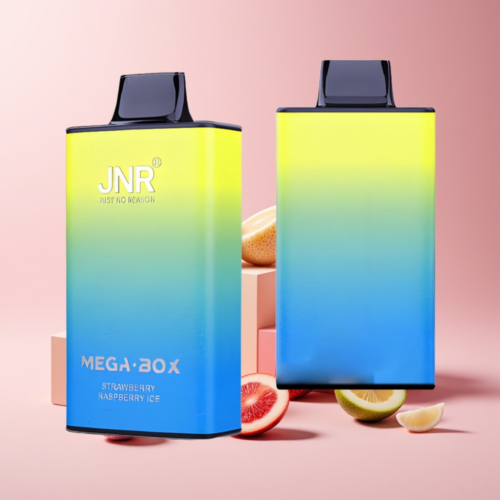 JNR Mega Box 25000 Puff Italia Ingrosso Disposable Vape Fragola Lampone Ghiaccio 30ml 850mAh Dual Mesh