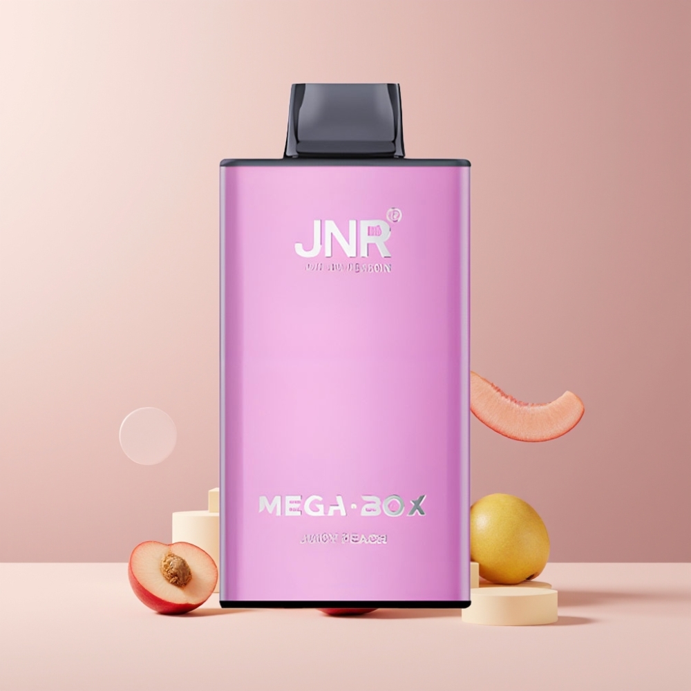 JNR Mega Box 25000 Puff Italia Ingrosso Disposable Vape Pesca Succosa 30ml 850mAh Dual Mesh