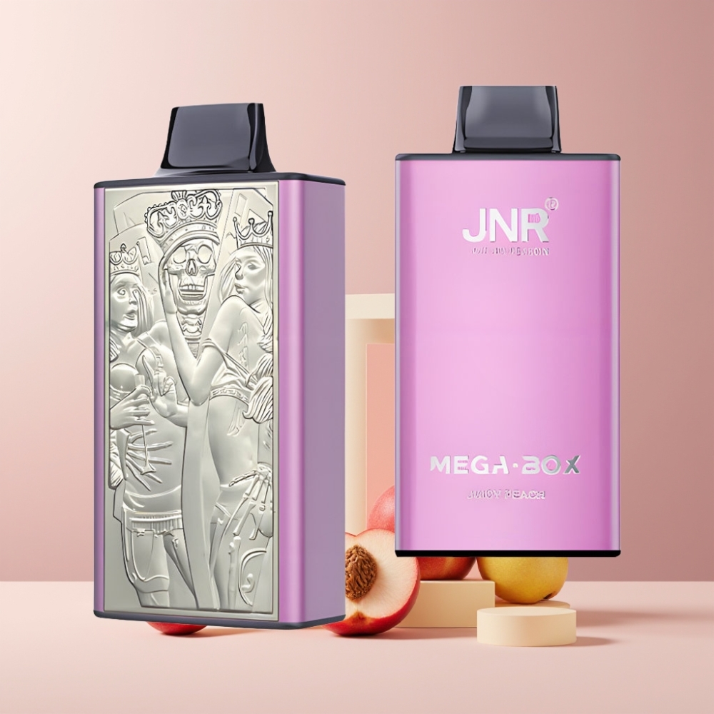JNR Mega Box 25000 Puff Italia Ingrosso Disposable Vape Pesca Succosa 30ml 850mAh Dual Mesh