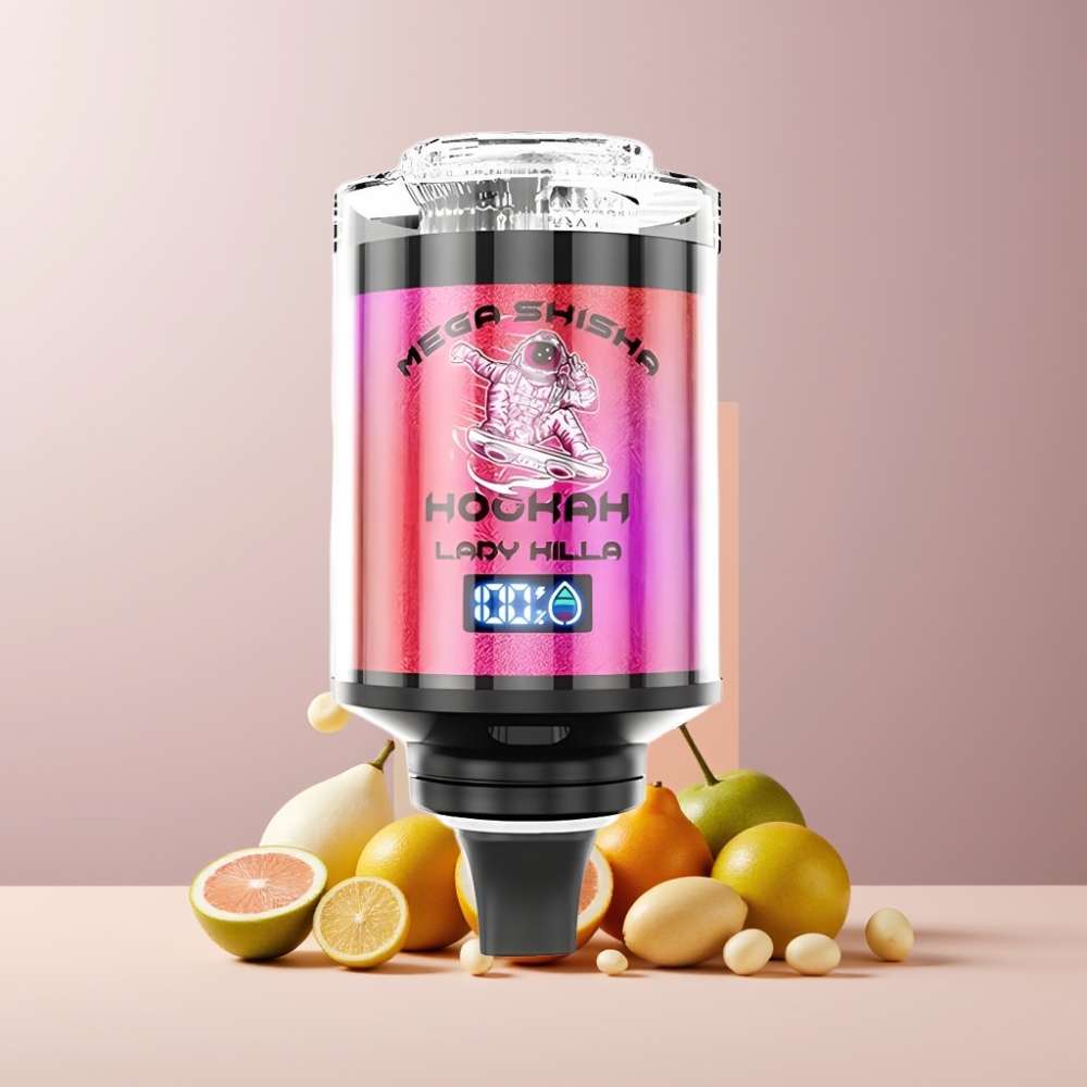 JNR Mega Shisha Hookah Italia Ingrosso 100K Desktop 2200mAh 60ml 2% Nicotina