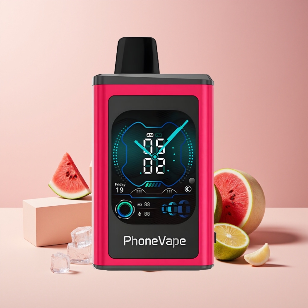 JNR PhoneVape 30000 puff Italia ingrosso Disposable Vape Anguria Ghiaccio, 850mAh, Type-C, Turbo Mode, Display