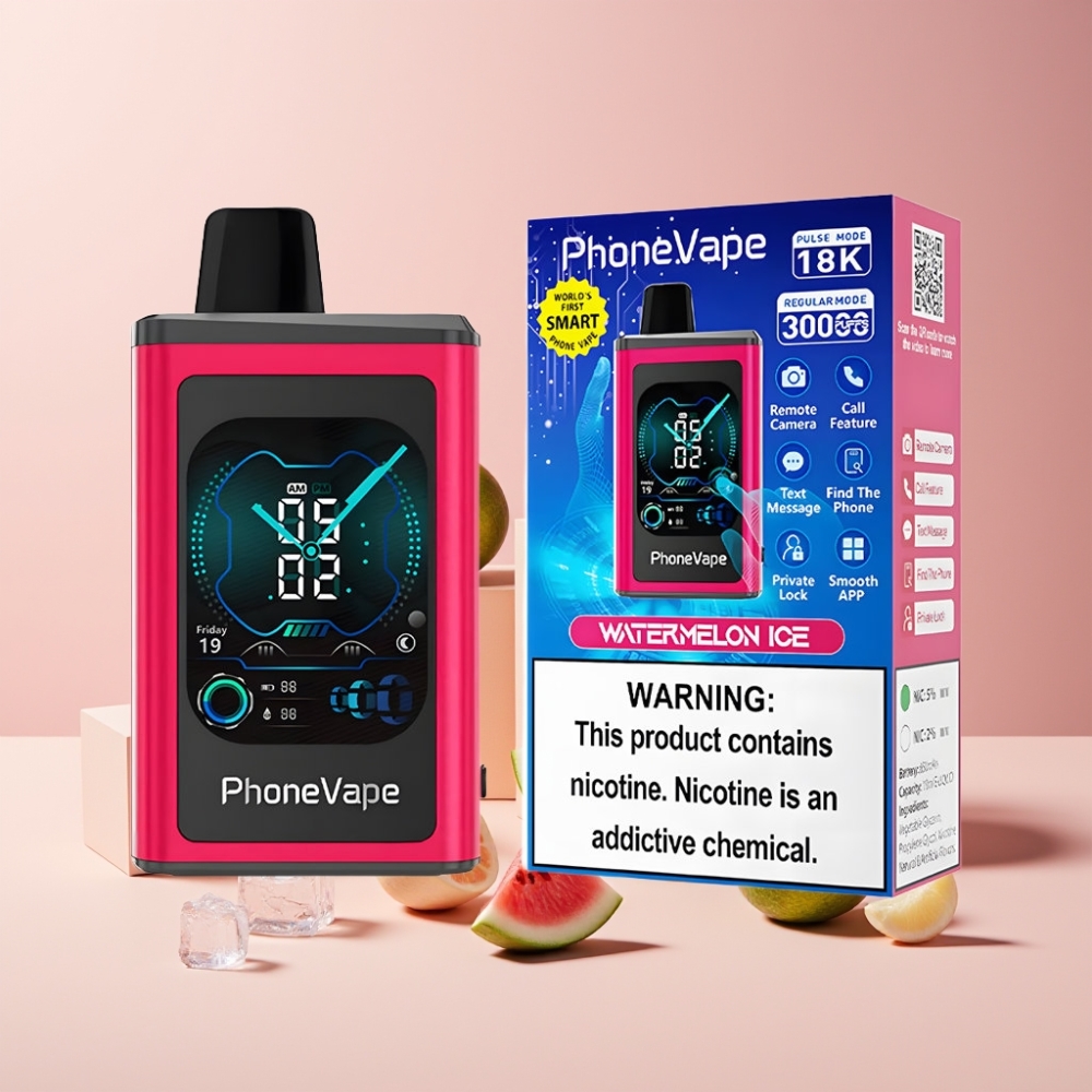 JNR PhoneVape 30000 puff Italia ingrosso Disposable Vape Anguria Ghiaccio, 850mAh, Type-C, Turbo Mode, Display