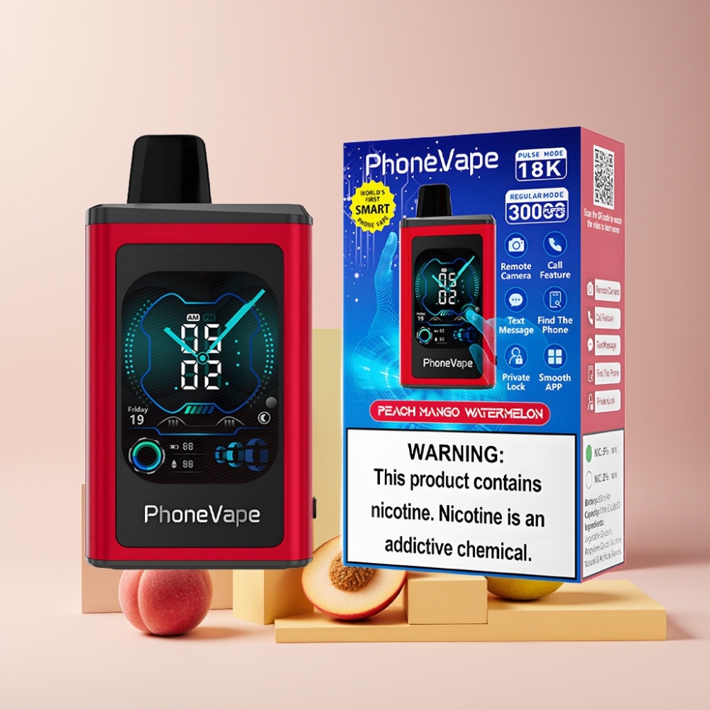 JNR PhoneVape 30000 puff Italia ingrosso Ricaricabile Tipo-C Pesca Mango Anguria Turbo Modalità Aria Regolabile
