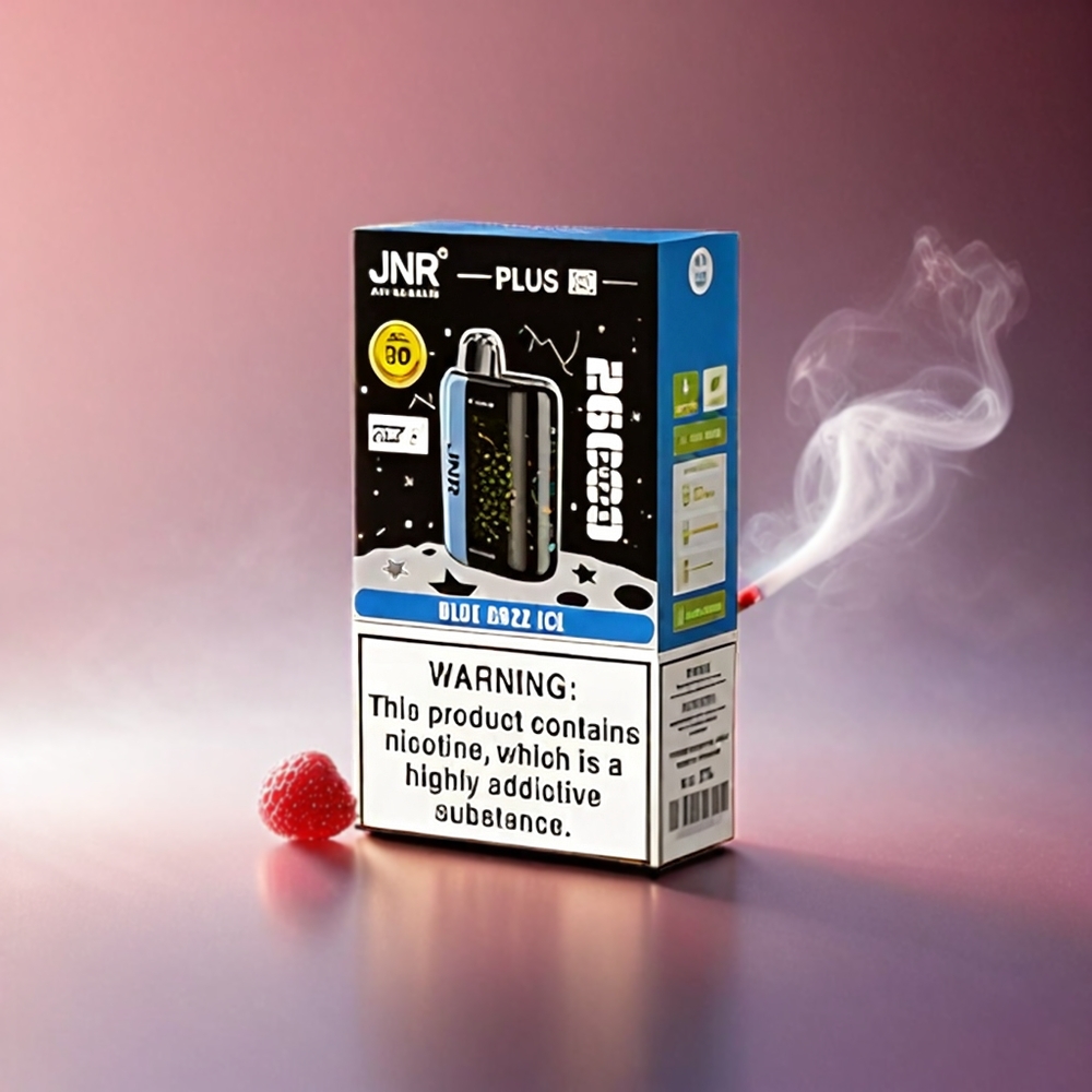 Italia Ingrosso JNR Plus-X 26000 Puffs Vape Ciliegia Bacche con Schermo Curvo 3D, Ricarica Rapida Type-C e Batteria 850 mAh