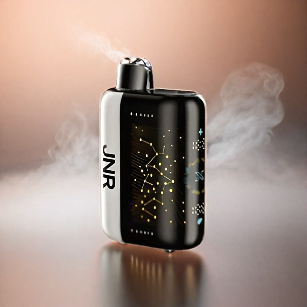 Italia Ingrosso JNR Plus-X 26000 Puffs Vape Pesca Bianca e Lampone con Schermo 3D Curvo, Ricarica Type-C, 28ml, 2% Nicotina