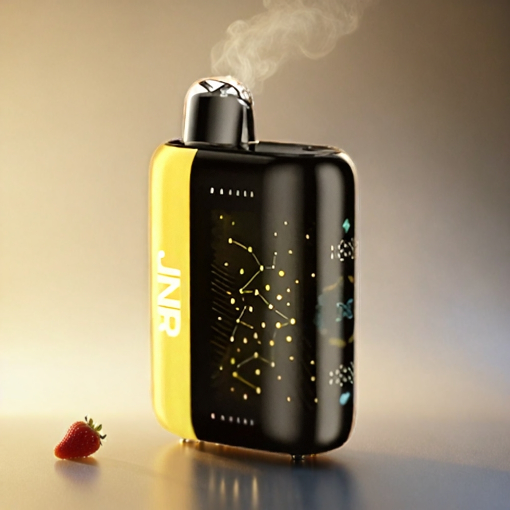 JNR Plus-X 26000 Puffs Italia Ingrosso Vape Fragola Banana con 28ml E-liquid, 850 mAh Batteria, 2% Nicotina