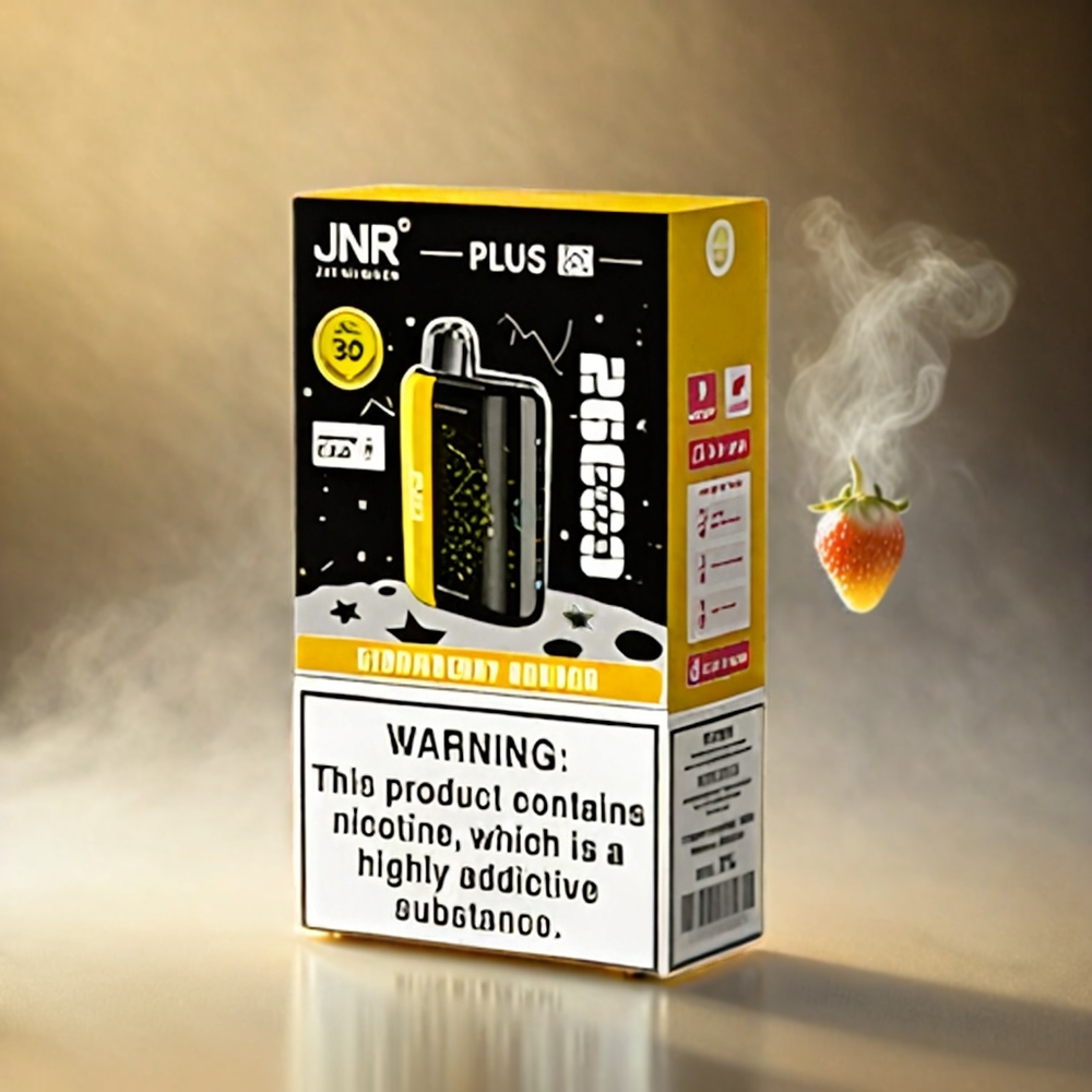 JNR Plus-X 26000 Puffs Italia Ingrosso Vape Fragola Banana con 28ml E-liquid, 850 mAh Batteria, 2% Nicotina