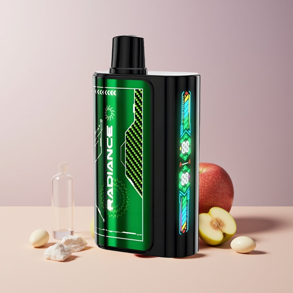 JNR Radiance 31000 Puff Italia Ingrosso Mela Doppia Disposable Vape 28ml Dual Mesh 950mAh