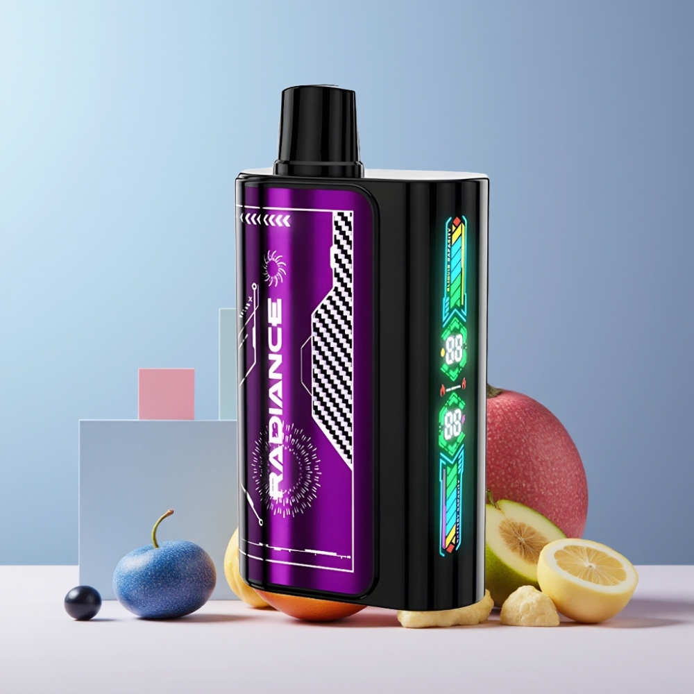 JNR Radiance 31000 Puff Italia Ingrosso - Mirtillo Ciliegia, 28ml, Dual Mesh, Ricaricabile