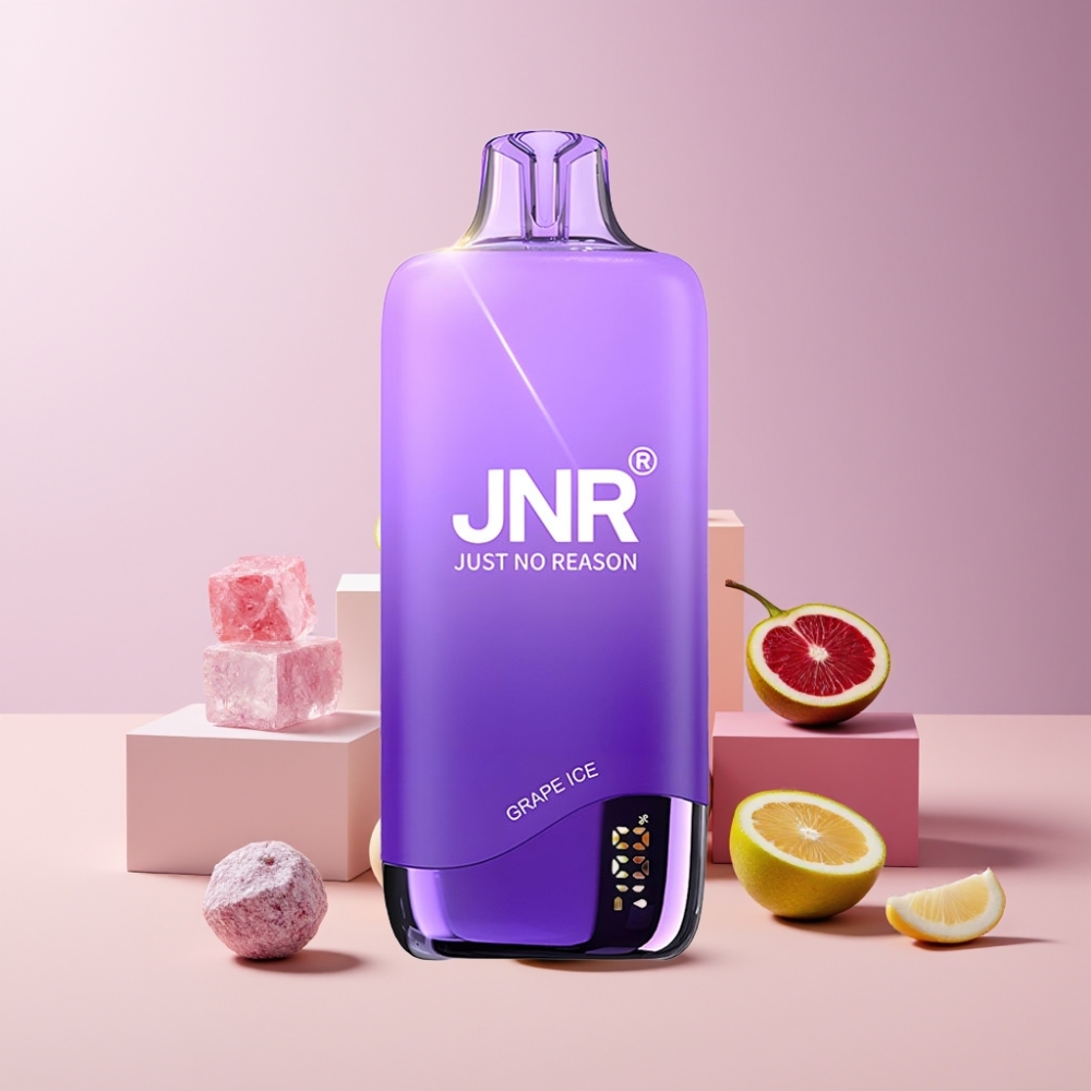 JNR Rainbow 10500 Puff Italia Ingrosso Disposable Vape Ghiaccio Uva con 18ml Tank e USB Type-C