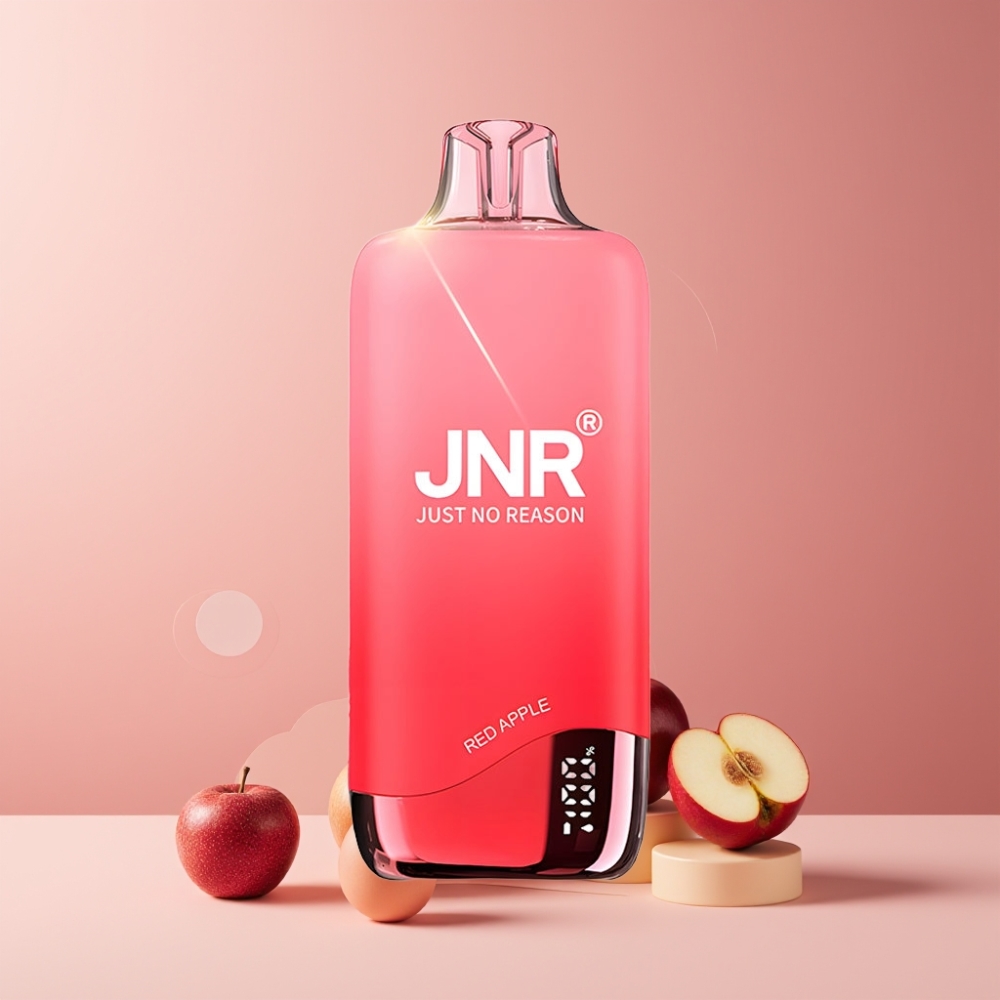 JNR Rainbow 10500 Puff Italia Ingrosso Disposable Vape Mela Rossa 18ml 5% Nic
