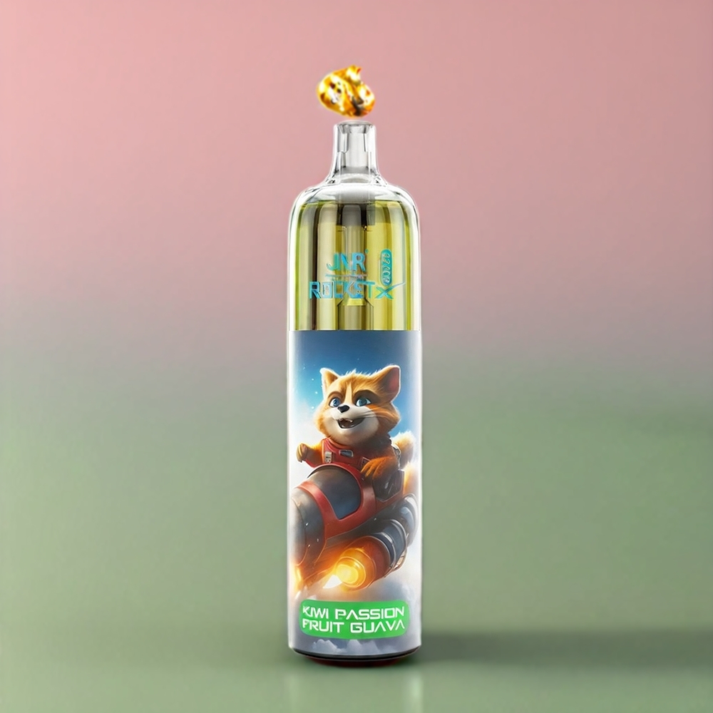 JNR Rocket X 12400 Puff Italia Ingrosso Kiwi Frutto della Passione Guava con Ricarica Type-C, Luci RGB e 22ml E-liquid