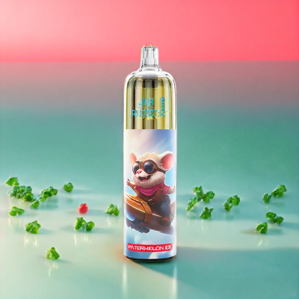 JNR Rocket X 12400 Puffs Anguria Ghiacciata Italia Ingrosso - Compatto, Ricaricabile Type-C, Luci RGB