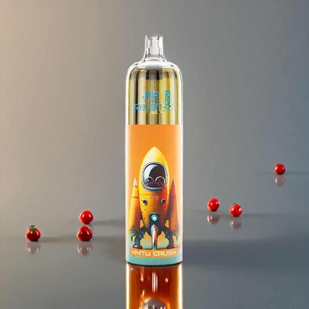 JNR Rocket X 12400 Puffs Vimtu Crush Italia Ingrosso - Compatto, Ricaricabile Type-C, Luci RGB, 22ml E-liquid, 1.2 Ohm Bobina a maglie