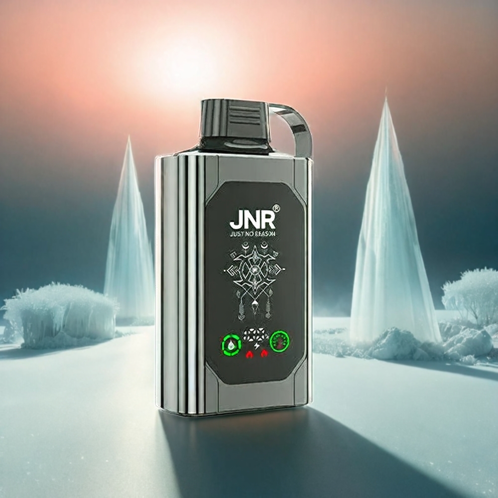 Italia Ingrosso JNR Shisha Box 20500 Puffs Dispositivo da Svapo Anguria Ghiacciata con Display HD, Batteria 1000mAh, Bobina a doppia maglia & Dual Core, Ricarica Type-C