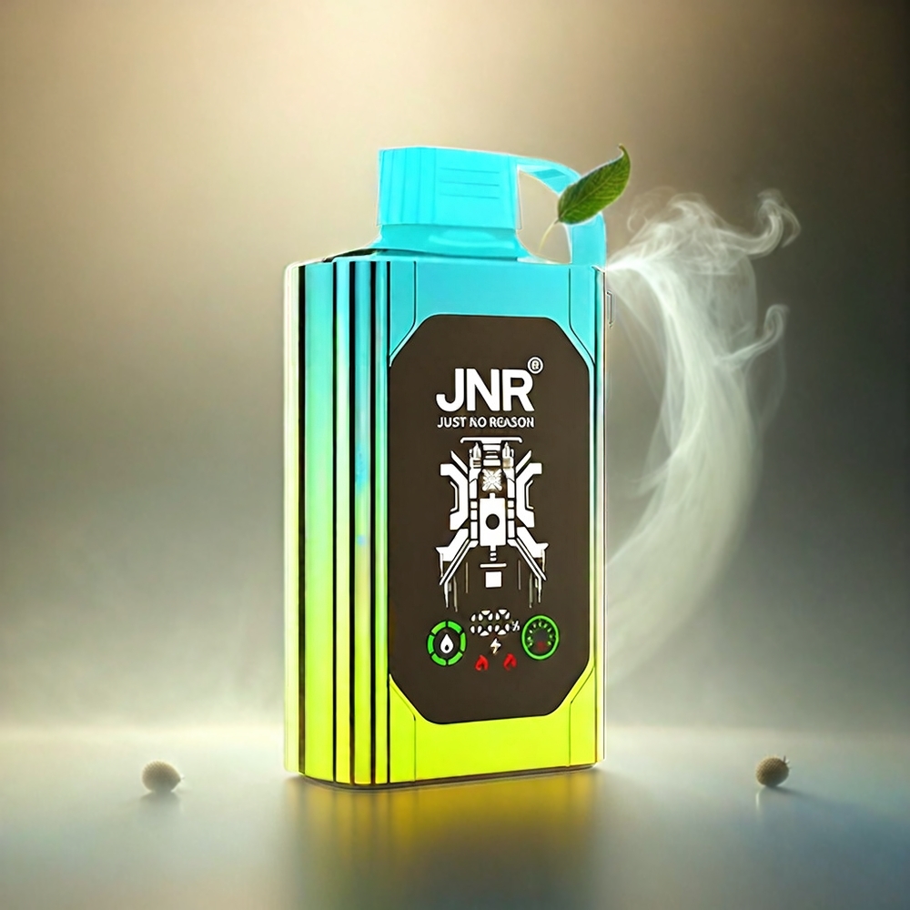 Italia Ingrosso JNR Shisha Box 20500 Puffs Fragola Kiwi con Display HD, Batteria 1000mAh e Ricarica Type-C