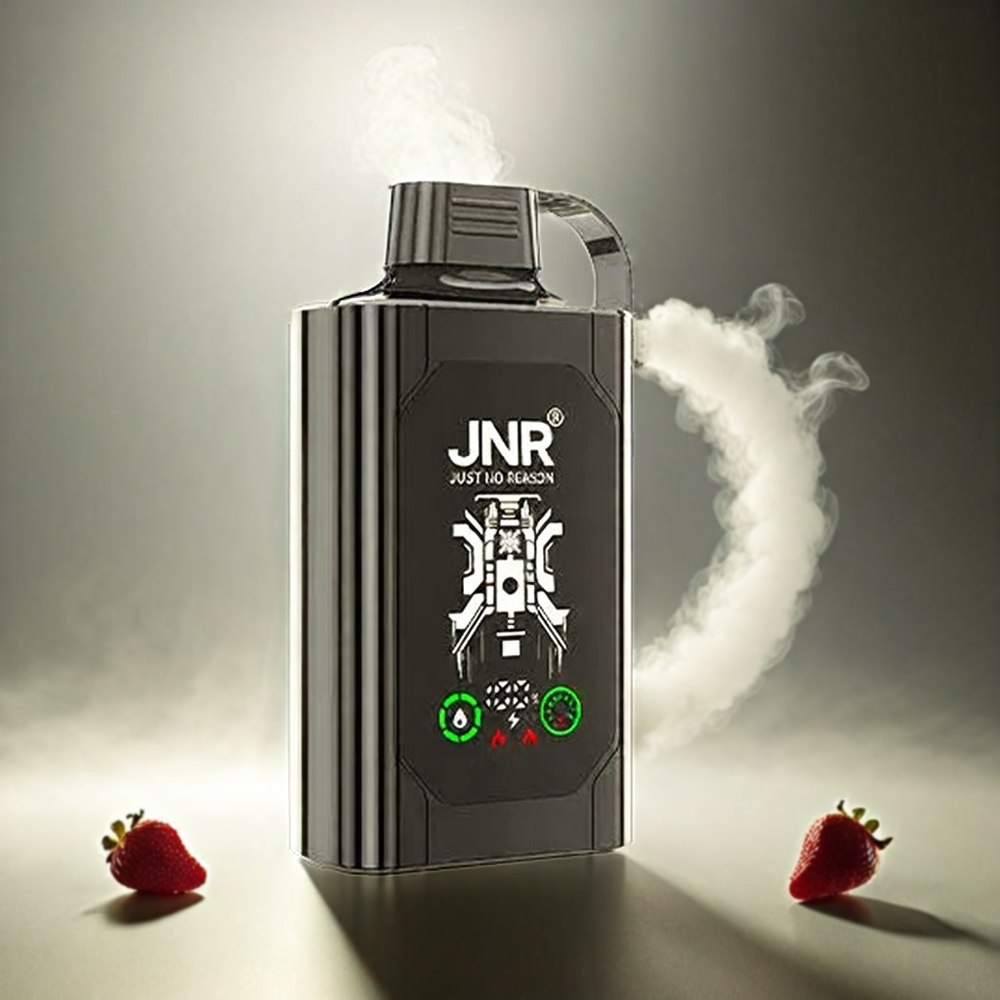 Italia Ingrosso JNR Shisha Box 20500 Puffs Fragola Uva con Display HD, Batteria 1000mAh, Bobina a doppia maglia