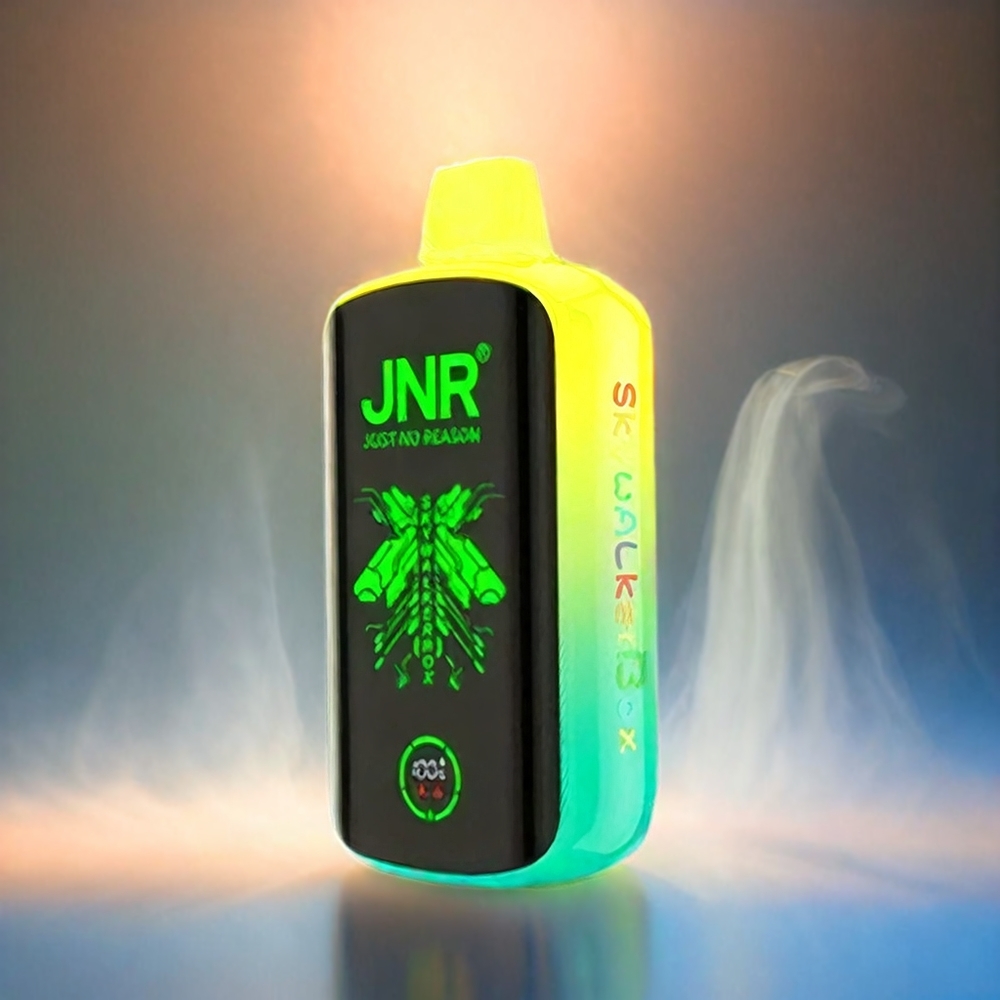 Italia Ingrosso JNR Skywalker Box 21000 Puffs Dispositivo di Vaping Mirtillo-Anguria, 850mAh, Tipo-C Ricarica Rapida, Schermo Intelligente