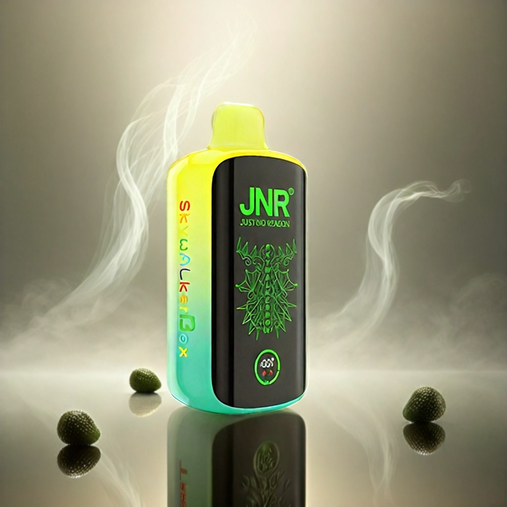 Italia Ingrosso JNR Skywalker Box 21000 Puffs Fragola Kiwi con Display Intelligente, Bobina a doppia maglia, e Ricarica Type-C