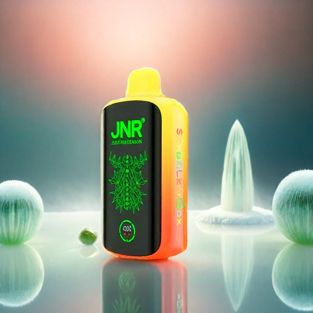 Italia Ingrosso JNR Skywalker Box 21000 Puffs Vape Kiwi Anguria Ghiaccio – 25ml E-liquid, 850mAh, Bobina a doppia maglia, Type-C Quick Charge, Display Intelligente