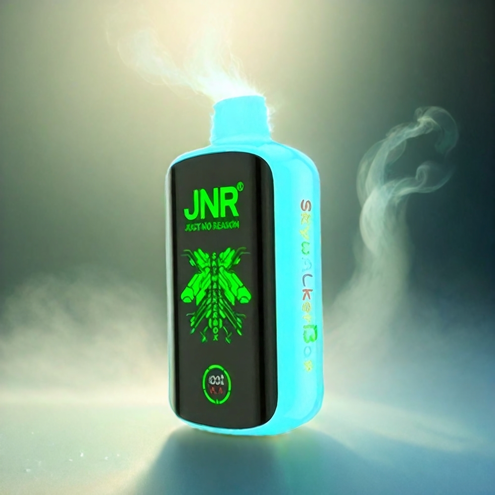 Italia Ingrosso Jnr Skywalker Box 21000 Puffs Vape Mela Acida Ghiaccio - 25ml e-Liquido, Display Intelligente, Ricarica Type-C