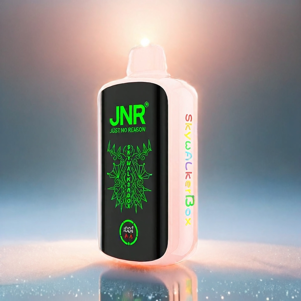 JNR Skywalker Box Italia Ingrosso 21000 Puffs Fragola Ghiaccio – 25ml E-liquid, 850mAh, Bobina a doppia maglia, Tipo-C Ricarica Rapida, Display Intelligente a Schermo Intero