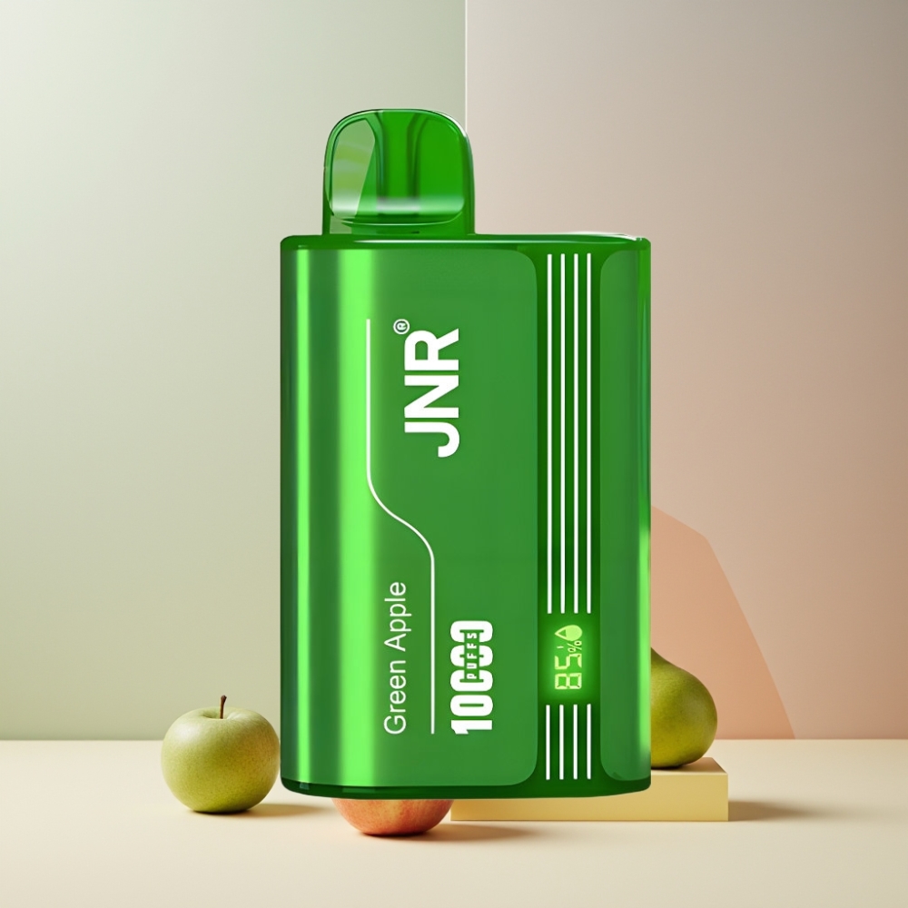 JNR Tank 10000 Puff Italia Ingrosso Disposable Vape Mela Verde Pesca Pera con Display Digitale, Dual Mesh, 20ml