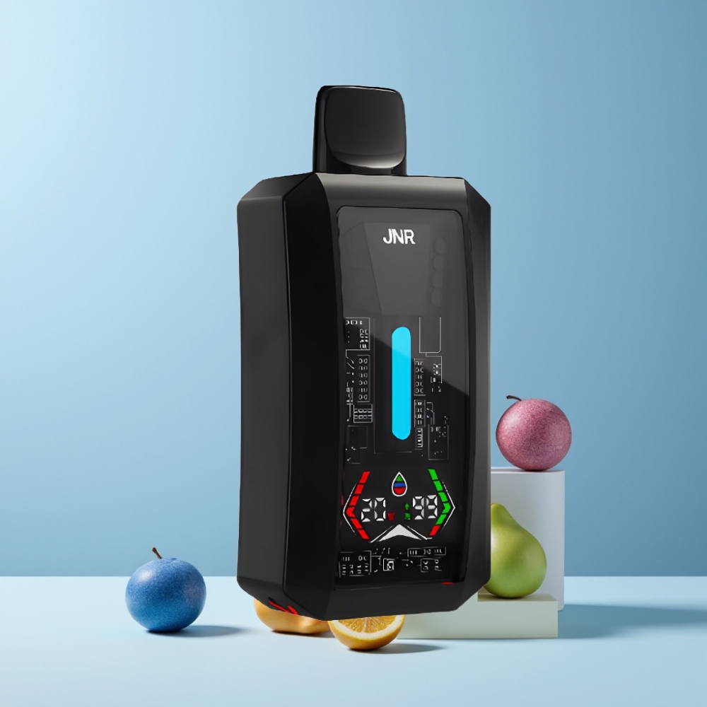 JNR Tank Pro 33000 Puff Italia Ingrosso Disposable Vape Blu Scuro 28ml Display Digitale Dual Mesh 15W/20W