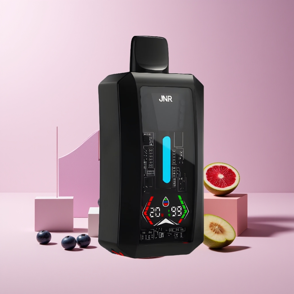 JNR Tank Pro 33000 Puff Italia ingrosso Display Digitale Mirtillo Lampone Ciliegia