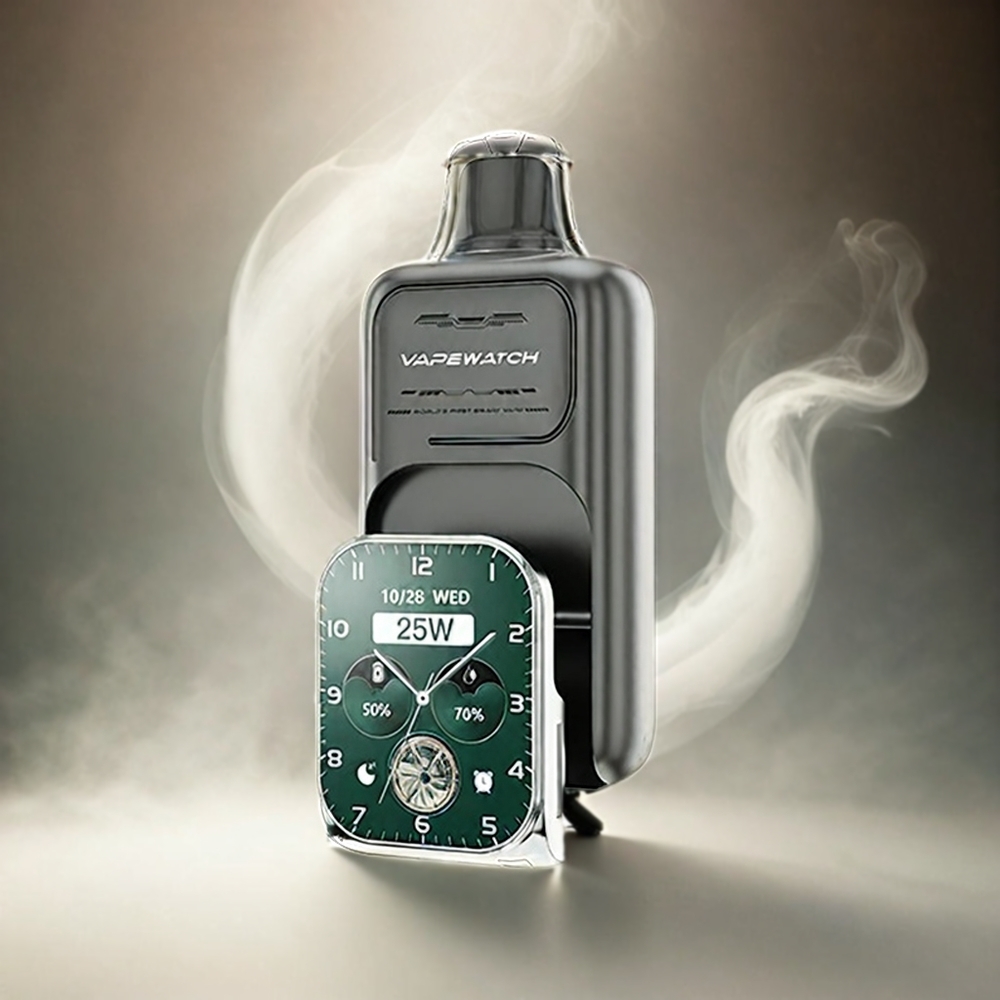 Italia Ingrosso JNR Vape Watch 30000 Puffs Triple Berry con 19mL e-liquid, 1000mAh, 5% Nicotina, Bobina a doppia maglia e Ricarica Type-C