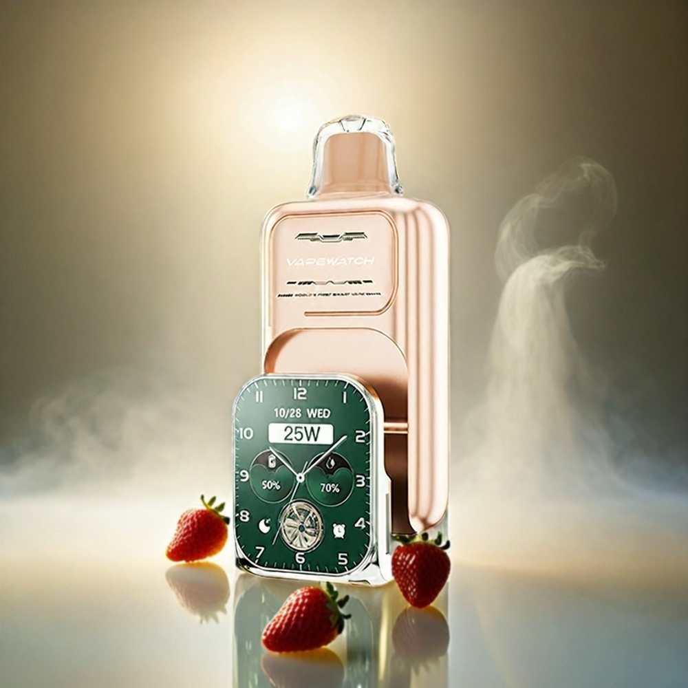 JNR Vape Watch 30000 Puffs Italia Ingrosso - Fragola Banana - 1000mAh Batteria - 19mL E-liquid