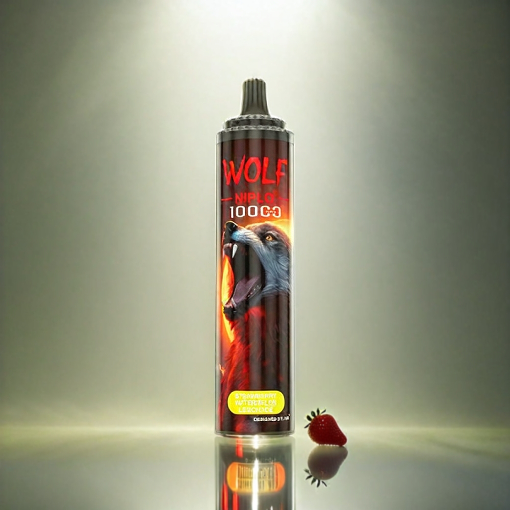 Italia Ingrosso JNR Wolf 10000 Puffs - Fragola Anguria Lemonade - 20ml - 5% Nicotina - Ricarica Type-C