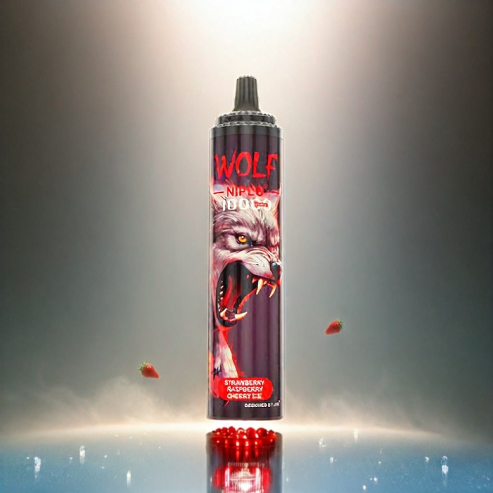 Italia Ingrosso JNR Wolf 10000 Puffs Mesh 1.0 Ohm – Fragola Lampone Ciliegia Ghiaccio – 20ml 650mAh Type-C