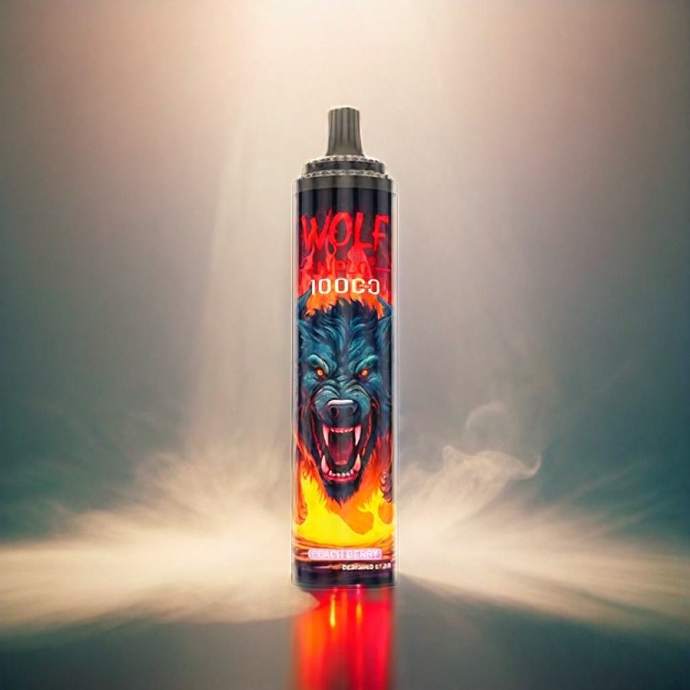 Italia Ingrosso JNR Wolf 10000 Puffs Pesca e Frutti di Bosco - 20ml/650mAh - 1.0 Ohm Mesh - Tipo-C