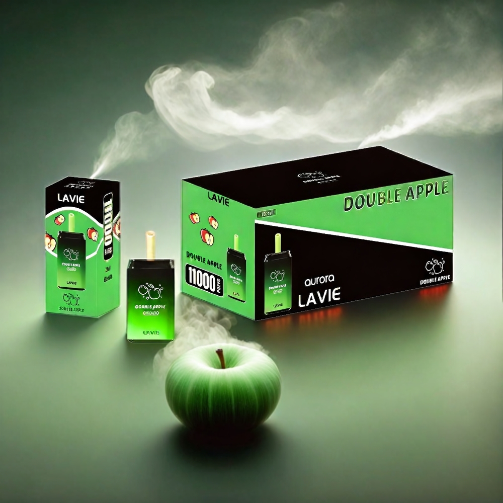 LAVIE Aurora 11000 Puffs Italia Ingrosso - Doppia Mela - 22ML, 650mAh, Ricaricabile Type C