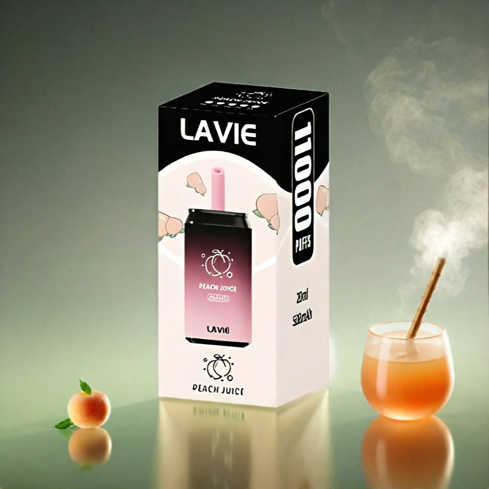 LAVIE Aurora 11000 Puffs Italia Ingrosso - Succo di Pesca, 22ML, Ricaricabile Type C, 650mAh