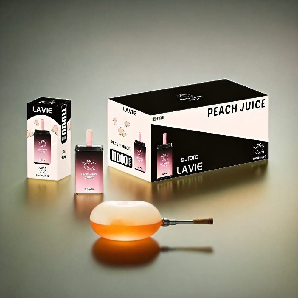LAVIE Aurora 11000 Puffs Italia Ingrosso - Succo di Pesca, 22ML, Ricaricabile Type C, 650mAh