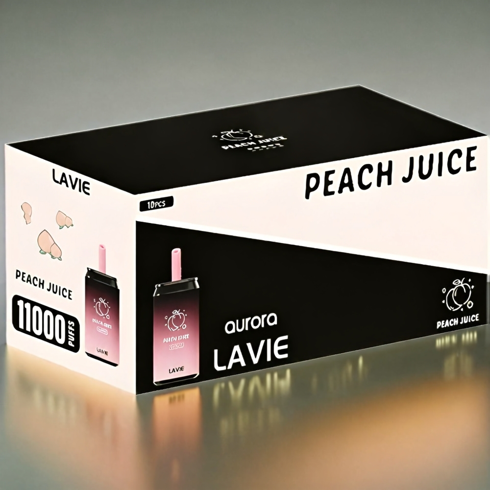 LAVIE Aurora 11000 Puffs Italia Ingrosso - Succo di Pesca, 22ML, Ricaricabile Type C, 650mAh