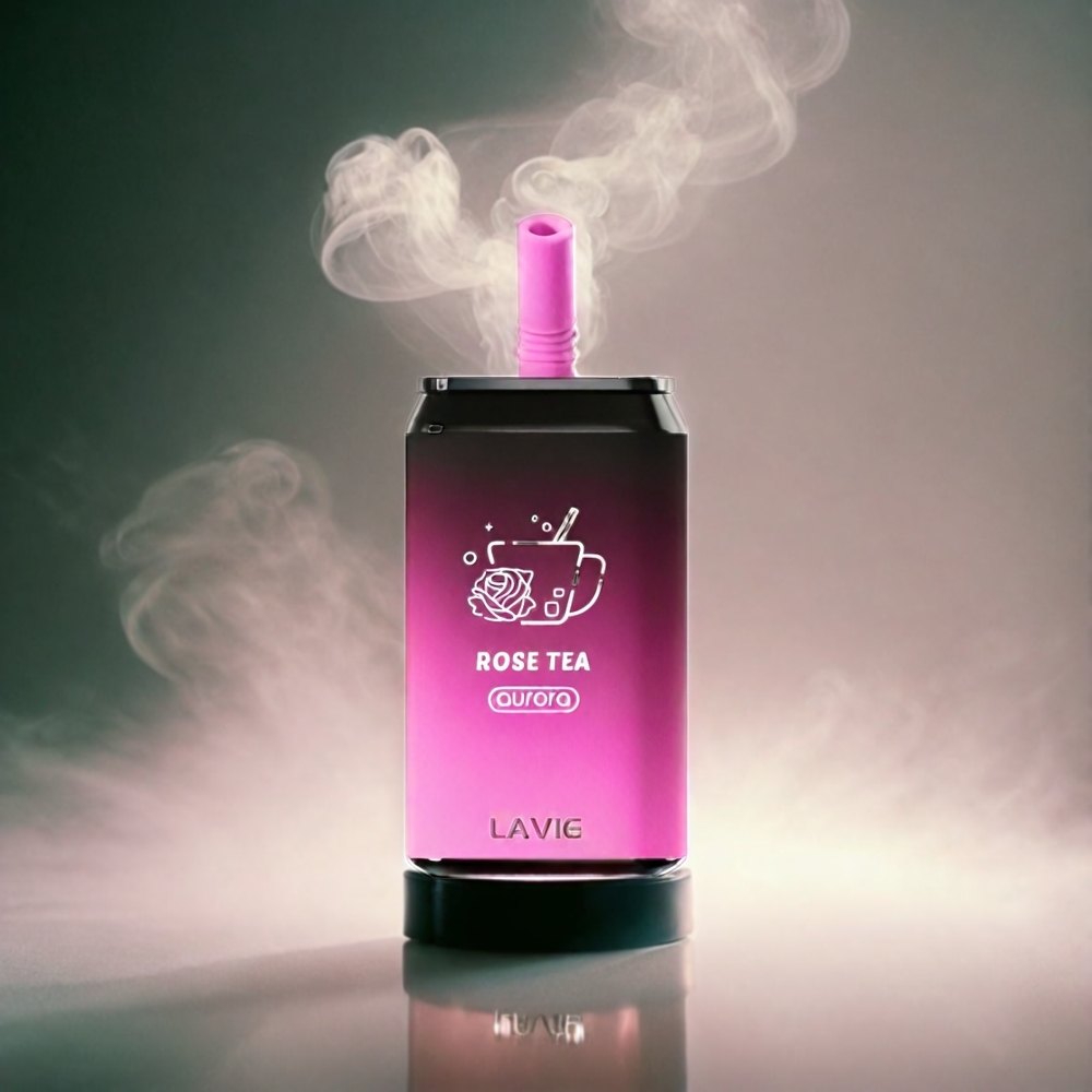 LAVIE Aurora 11000 Puffs Italia Ingrosso - Tè alla Rosa - 22ML 650mAh Type C Ricaricabile - 0%, 2%, 5% Nicotina