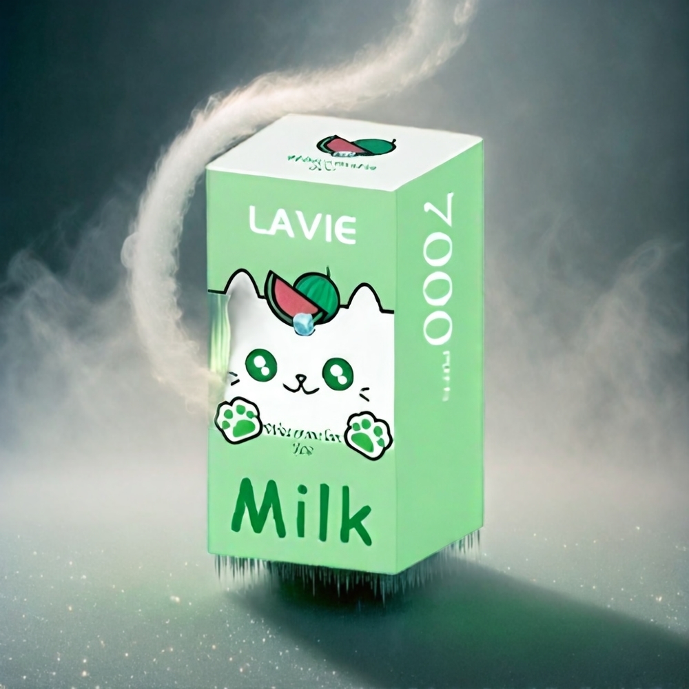 LAVIE Milk 7000 Puffs Italia Ingrosso - Anguria Ghiacciata - 16ML / 600mAh / Tipo C Ricaricabile - 0%, 2%, 5% Nicotina