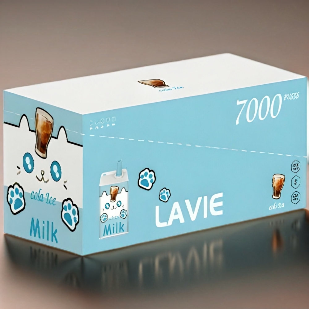 LAVIE Milk 7000 Puffs Italia Ingrosso - Cola Ghiacciata - 16ML - 2%/5% Nicotina - Ricaricabile Type C