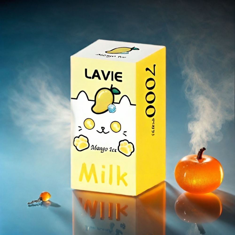 LAVIE Milk 7000 Puffs Italia Ingrosso - Mango Ghiaccio 16ML 5% Nicotina Ricaricabile Type C