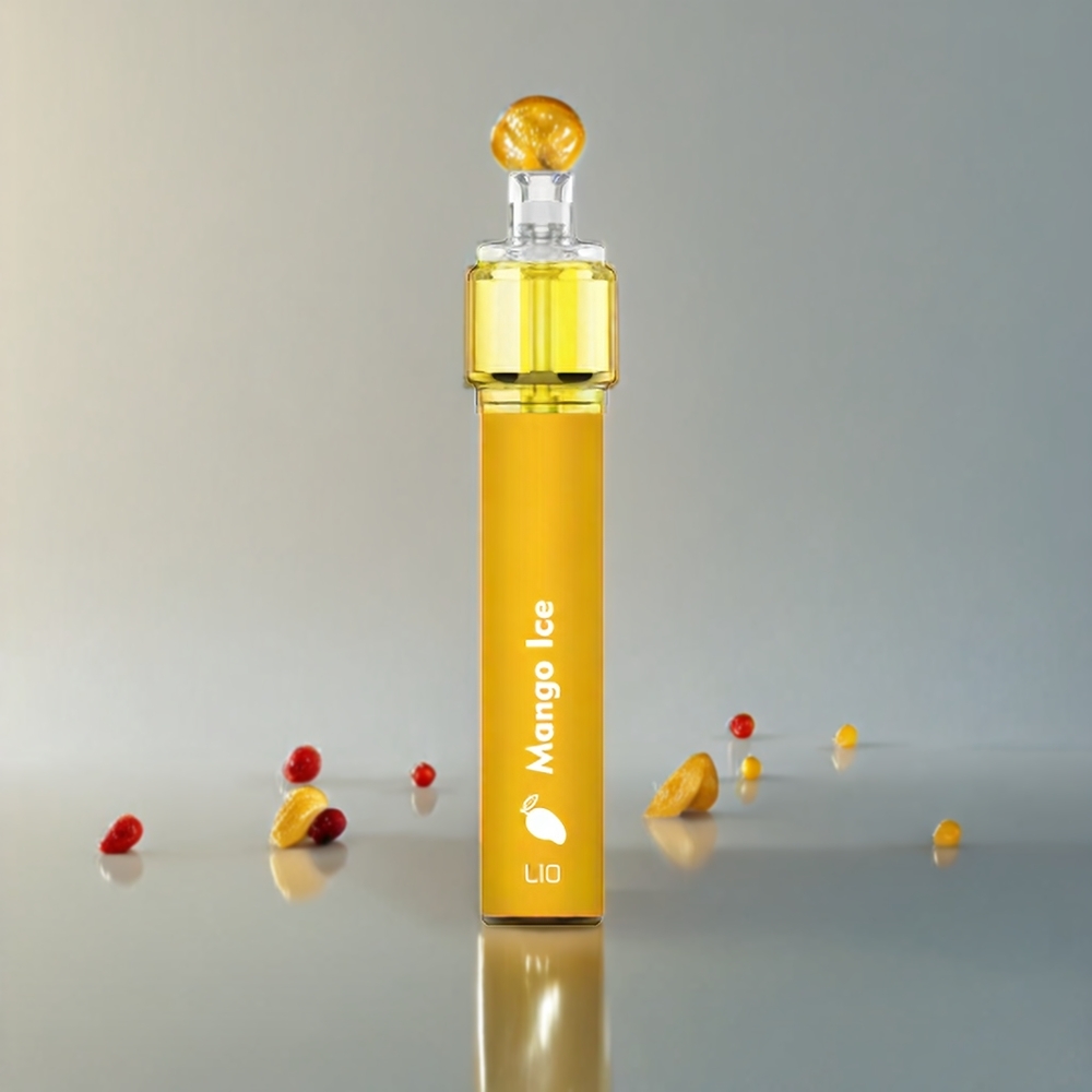 LIO Bee18 Max 2500 Puff vape monouso Mango Ghiaccio - Italia Ingrosso - 6.5ml E-liquid, 1300mAh, Acciaio Inossidabile